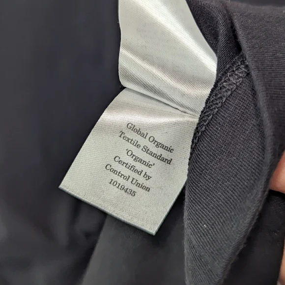 Everlane Long Sleeve Tee Black Shirt Crew Oversized Organic Cotton Women - Picture 10 of 13